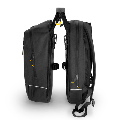 Wozinsky torba rowerowa podwójna plecak 2w1 30l czarna (WBB30BK)