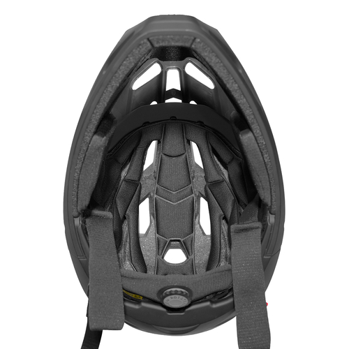 Kask rowerowy fullface Wozinsky z odpinanym daszkiem 57-59 cm - czarny