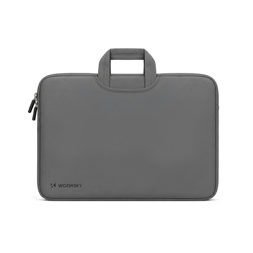 Torba na laptop Wozinsky WNT-17G 17.3" z chowaną rączką neoprenowa - szara