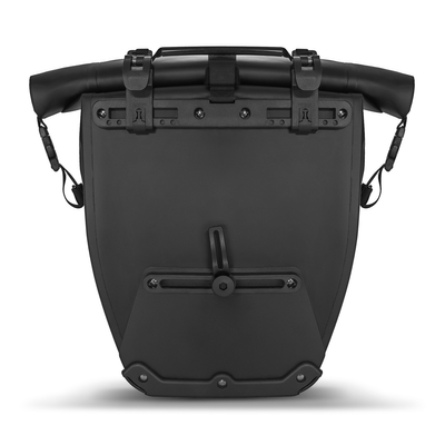 Wozinsky wodoodporna torba rowerowa sakwa na bagażnik 25l czarny (WBB24BK)