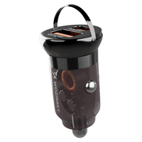 Wozinsky Ładowarka 65W samochodowa USB-C PD 65W / USB-A 45W QC 3.0 - czarna
