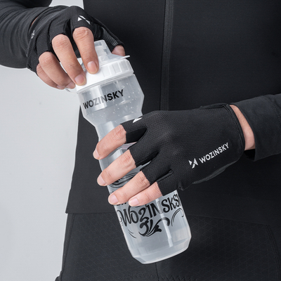Rękawiczki rowerowe Wozinsky WRR-01XL rozmiar XL - czarne