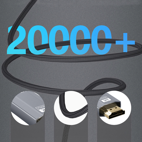 Kabel Wozinsky WCCH-01 USB-C - HDMI 4K 60Hz 1,8m - czarny