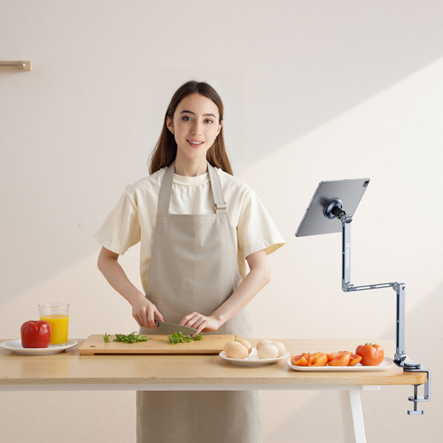 Stojak biurkowy magnetyczny Wozinsky WTY0YS1 360° na telefon i tablet - grafitowy