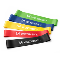 Gumy oporowe mini Wozinsky WGO-5 taśmy aktywacyjne z lateksu - 5 szt.