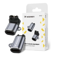 Adapter Wozinsky WAYGS1 przejściówka USB-C do smartwatch Garmin - szary