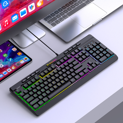 Klawiatura przewodowa Wozinsky WKG-1044 gamingowa membranowa z podświetleniem RGB - czarna