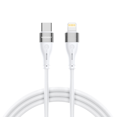 Kabel Wozinsky WSTCL1 Lightning / USB-C PD 27W 1 m - biały