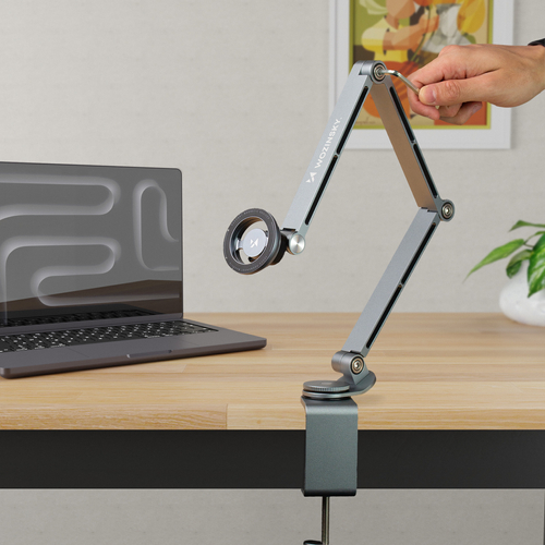 Stojak biurkowy magnetyczny Wozinsky WTY0YS1 360° na telefon i tablet - grafitowy