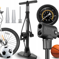 Pompka rowerowa Wozinsky WPR-02 podłogowa - czarna