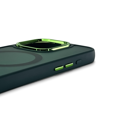 Etui Wozinsky Fashion Case MagSafe na Samsung Galaxy S25 - zielone