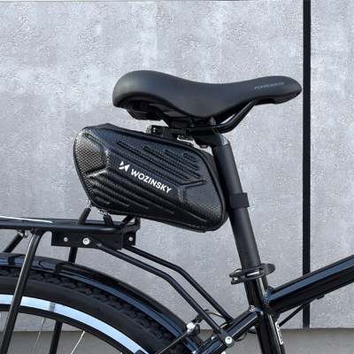  Wozinsky torba rowerowa pod siodełko wodoodporna 1,5 l czarna (WBB27BK)