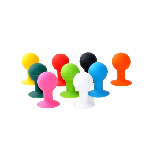 Uchwyt z okrągłą główką do telefonu - niebieski