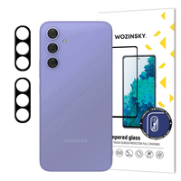 Czarne szkło na aparat Wozinsky Full Camera Glass na Samsung Galaxy A17 / A17 5G, zestaw 2 sztuk
