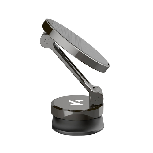 Uchwyt samochodowy Wozinsky WPT-605 na deskę rozdzielczą magnetyczny składany - szary