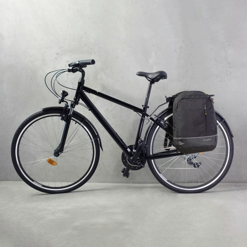 Wozinsky torba rowerowa podwójna plecak 2w1 30l czarna (WBB30BK)