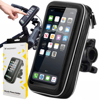 Wozinsky uchwyt na telefon do roweru, motocykla, hulajnogi czarny (WBHBK7)
