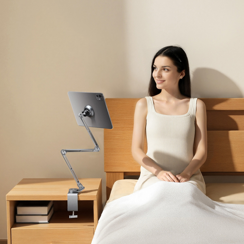 Stojak biurkowy magnetyczny Wozinsky WTY0YS1 360° na telefon i tablet - grafitowy