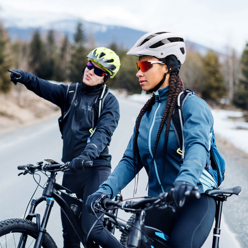 Kask rowerowy MTB Wozinsky z odpinanym daszkiem lekki L - czarno-biały