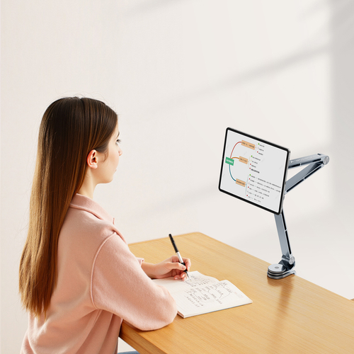 Stojak biurkowy magnetyczny Wozinsky WTY0YS1 360° na telefon i tablet - grafitowy