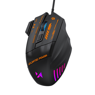 Mysz przewodowa Wozinsky WMGK-1179W gamingowa optyczna 7200 DPI z podświetleniem - czarna