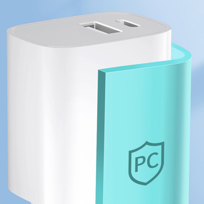 Ładowarka sieciowa Wozinsky WGWCW USB-A USB-C 20W - biała