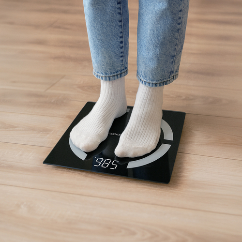 Wozinsky WIWL-30 Waga Łazienkowa Bluetooth 180 kg Analiza Składu Ciała