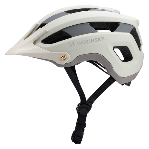 Kask rowerowy MTB Wozinsky z odpinanym daszkiem lekki 57-62 cm - pastelowa zieleń
