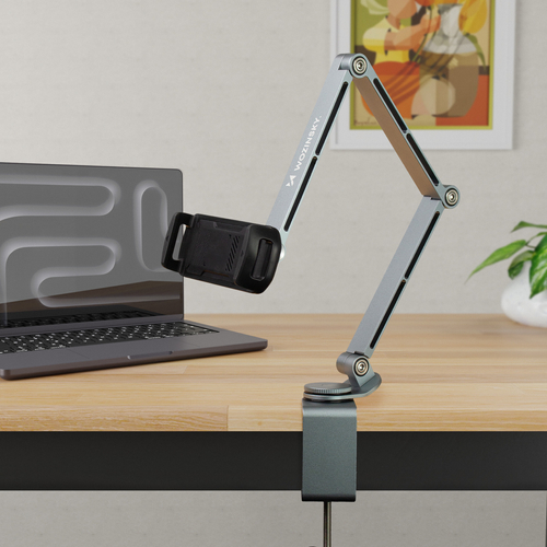 Stojak biurkowy magnetyczny Wozinsky WTY0YS1 360° na telefon i tablet - grafitowy