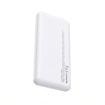 Powerbank Wozinsky Wpower WPBBK-3 10000 mAh 10 W 2x USB-A 2A - biały