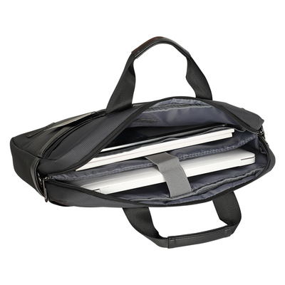 Torba na laptop Wozinsky WET-15 15.6" z rączką i regulowanym paskiem na ramię - czarna