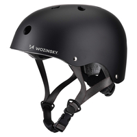 Kask rowerowy BMX/hulajnoga Wozinsky lekki M - czarny