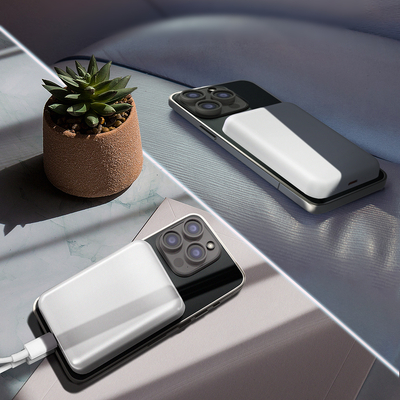 Powerbank magnetyczny Wozinsky WRW349YWS 10000 mAh - biały