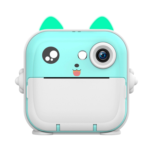 Mini drukarka termiczna dla dzieci Wozinsky WDT-02 aparat 48 MP Bluetooth - niebieska