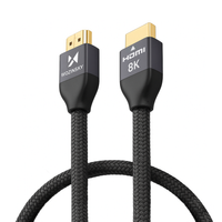 Wozinsky kabel HDMI 2.1 8K 60 Hz 48 Gbps / 4K 120 Hz / 2K 144 Hz 1 m srebrny (WHDMI-10)