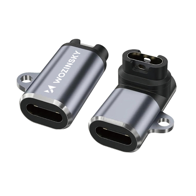 Adapter Wozinsky WAYGS1 przejściówka USB-C do smartwatch Garmin - szary
