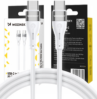 Kabel Wozinsky WSTCC2 USB-C / USB-C PD 65W 2 m - biały
