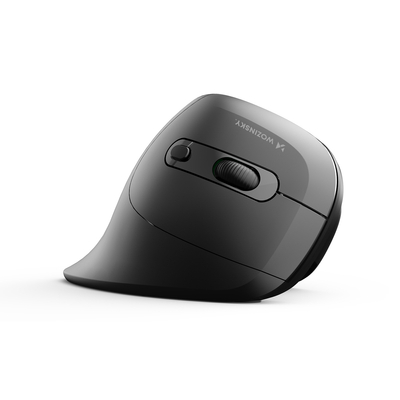 Mysz bezprzewodowa Wozinsky WWM-1076 pionowa ergonomiczna 3600 DPI - czarna