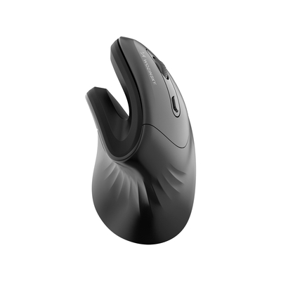 Mysz bezprzewodowa Wozinsky WWM-1076 pionowa ergonomiczna 3600 DPI - czarna