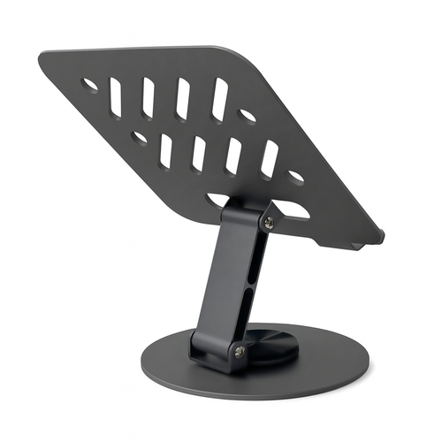 Stojak na tablet Wozinsky WRS-DSY84SS obrotowy 360° aluminiowy - szary