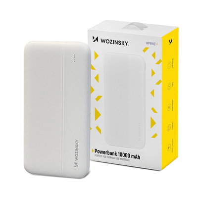 Wozinsky powerbank Li-Po 10000mAh 2 x USB biały (WPBWE1)