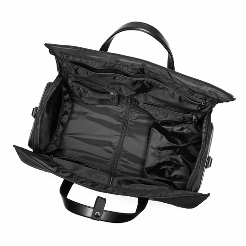 Torba podróżna Wozinsky Premium na garnitur z kieszenią na mokre rzeczy (45 l) - czarna