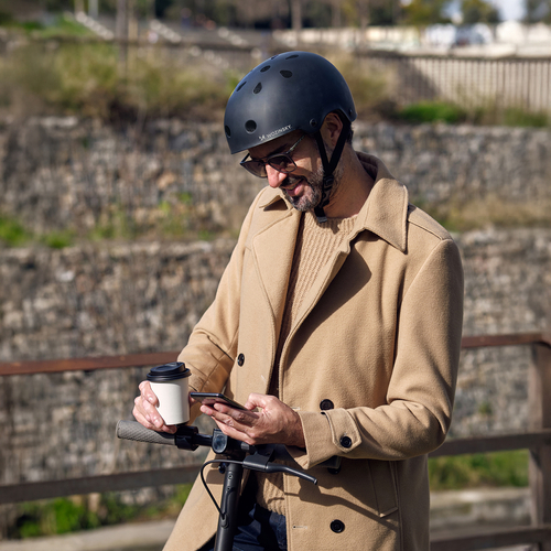 Kask rowerowy BMX/hulajnoga Wozinsky lekki 54-58 cm - czarny