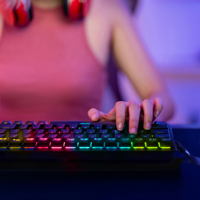 Klawiatura gamingowa Wozinsky WKGP-1165 mechaniczna podświetlana RGB - czarna