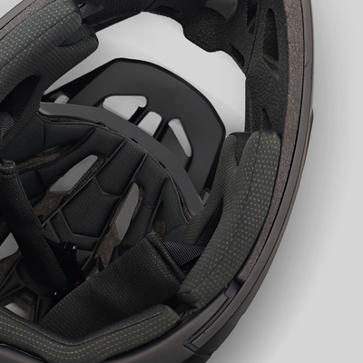 Kask rowerowy fullface Wozinsky z odpinanym daszkiem 57-59 cm - czarny