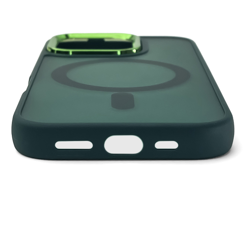 Etui Wozinsky Fashion Case z MagSafe na Samsung Galaxy S24 FE - zielone