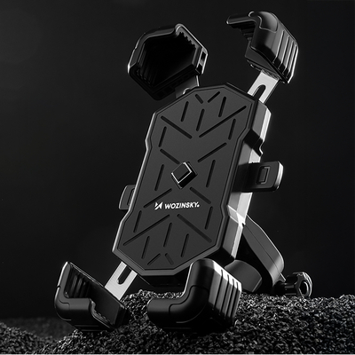 Uchwyt Wozinsky WUD-01B na telefon do roweru na kierownicę - czarny