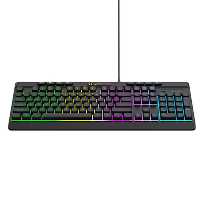 Klawiatura przewodowa Wozinsky WKG-1044 gamingowa membranowa z podświetleniem RGB - czarna