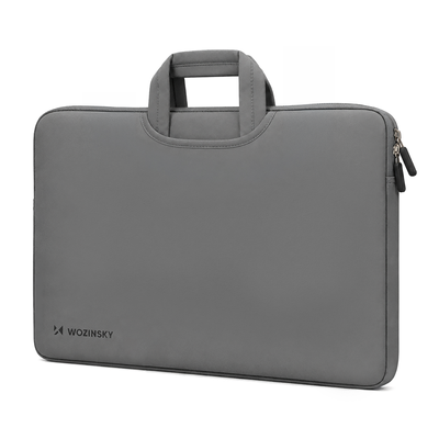 Torba na laptop Wozinsky WNT-17G 17.3" z chowaną rączką neoprenowa - szara
