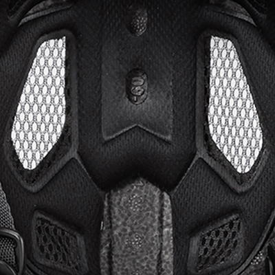 Kask rowerowy fullface Wozinsky z odpinanym daszkiem lekki 57-62 cm - czarny